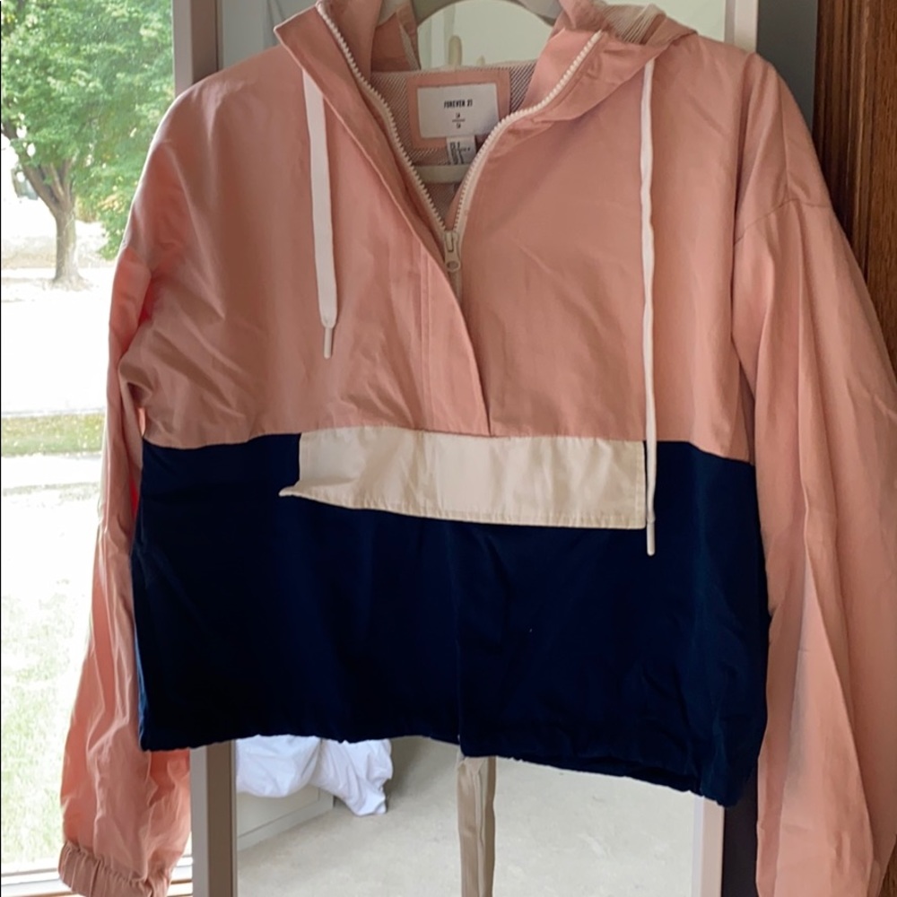 Forever 21 Cropped Rain Jacket